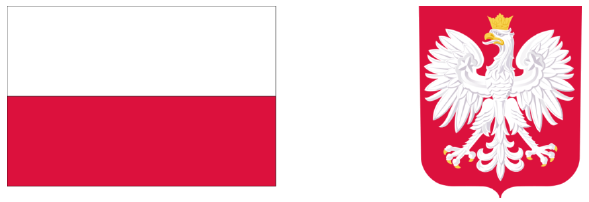 Barwy Rzeczypospolitej Polskiej i wizerunek godła Rzeczypospolitej Polskiej